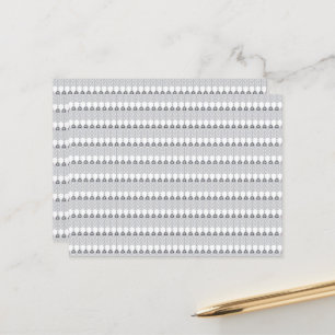  a white background with a pattern of circles postcard