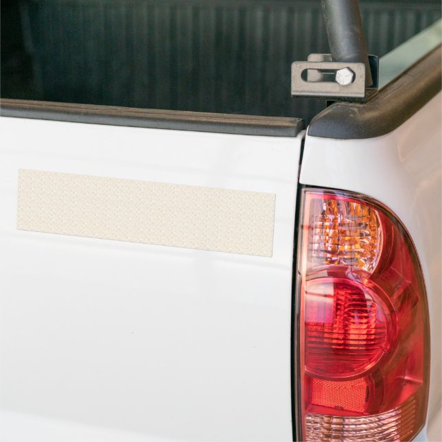 a white background with a pattern of small dots bumper sticker (On Truck)