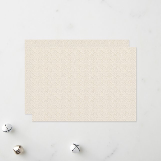 a white background with a pattern of small dots holiday card (Front/Back In Situ)