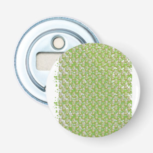 a white background with brown dots on it bottle opener