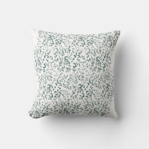 a white background with lots of drops of water cushion