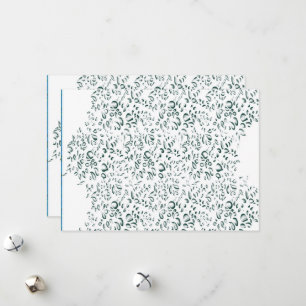 a white background with lots of drops of water holiday card