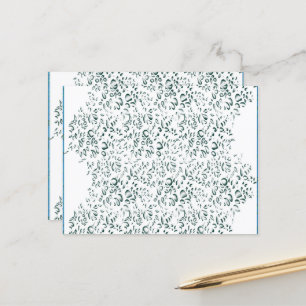 a white background with lots of drops of water postcard
