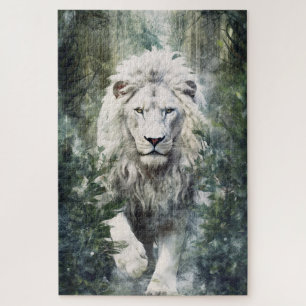 A white lion puzzle