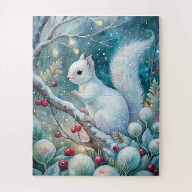A White Squirrel Jigsaw Puzzle (Vertical)