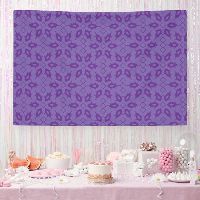 A white wrapping paper with a repeating pattern of banner (Party)