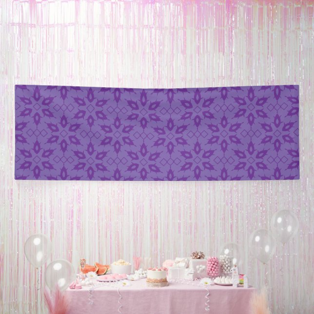 A white wrapping paper with a repeating pattern of banner (Party)