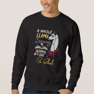 A Whole Llama Learning Going On In PA School Sweatshirt