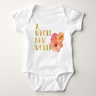 A Whole New World Baby Saying Art Bodysuit