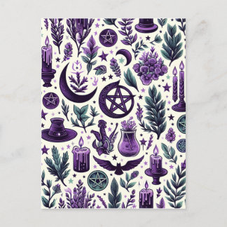 A Wiccan Pattern 1 Postcard
