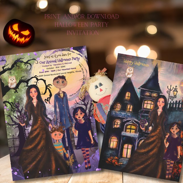 A Wicked good family time- Happy Halloween Invitation (A Wicked good family time- Happy Halloween Invitation)