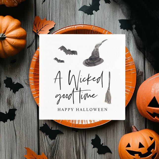 A Wicked Good Time | Happy Halloween Napkin (Creator Uploaded)