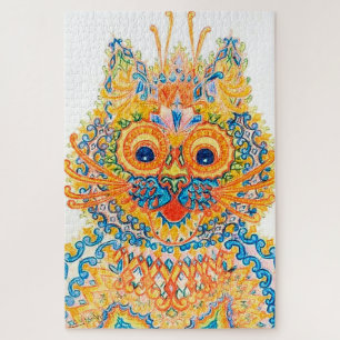 A Wide Eyed Cat, Louis Wain Jigsaw Puzzle