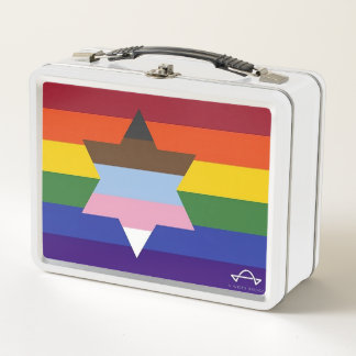 A Wider Bridge Flag Metal Lunchbox