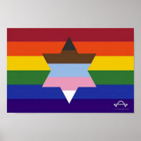 A Wider Bridge Flag Poster