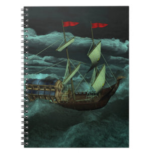 A Wild and Stormy Sea Notebook