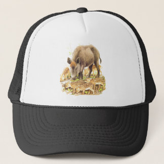 A Wild Boar and Trucker Hat