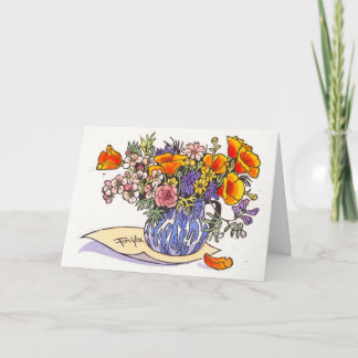 A Wild Bouquet for You card