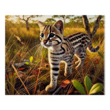 A wild cat in the Pantanal.