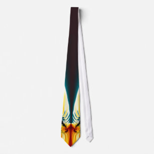 A Wild Coloured Fractal Design! A Tiger Tie! Tie