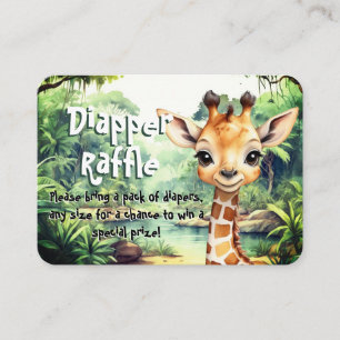 A Wild One Baby Shower Enclosure Card