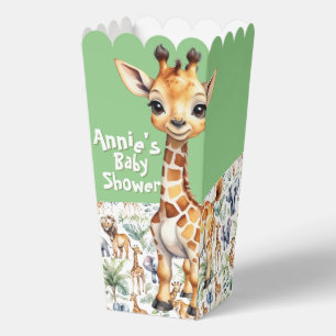 A Wild One Baby Shower Popcorn Favour Box