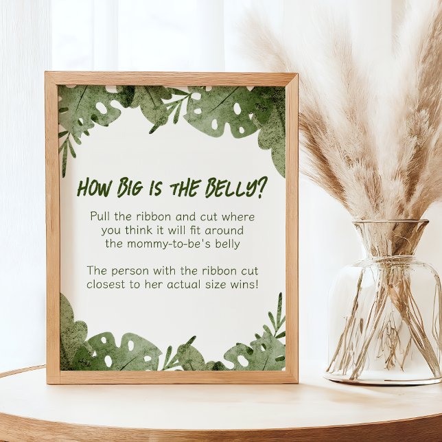 A Wild One Is On The Way How Big Is The Belly Game Poster (Creator Uploaded)