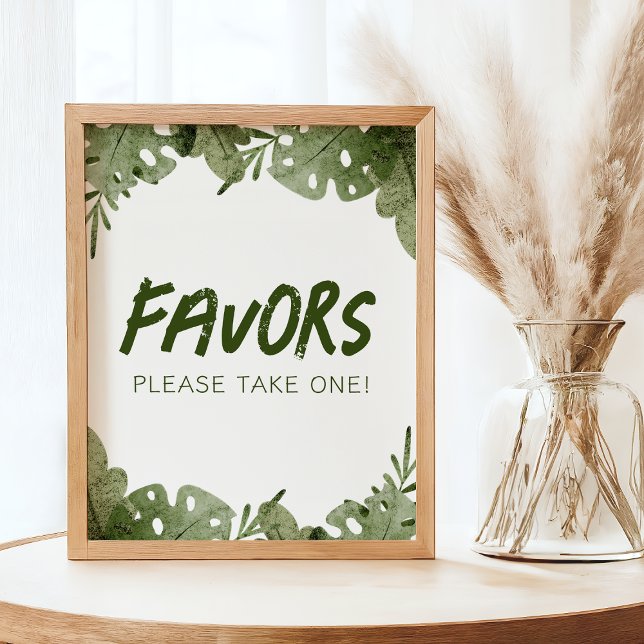 A Wild One Is On The Way Safari Baby Favour Sign (Creator Uploaded)