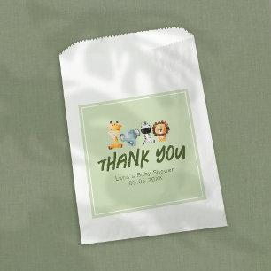 A Wild One Is On The Way Safari Baby Shower Favour Bag