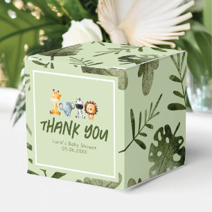 A Wild One Is On The Way Safari Baby Shower Favour Box