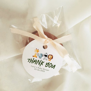 A Wild One Is On The Way Safari Baby Shower Favour Tags