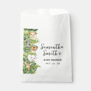 A Wild One Safari Animal Baby Shower Party Favour Bag