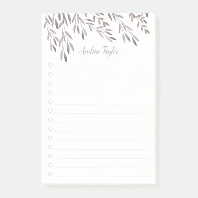 A Wildflower Nature Post-it Notes (Front)