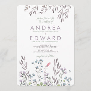 A Wildflower Wedding v2 Invitation