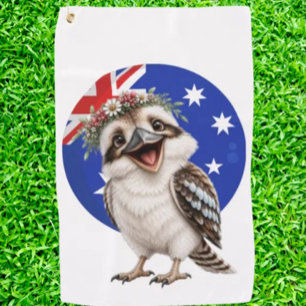 A Wildly Australian Kookaburra Gift Golf Towel