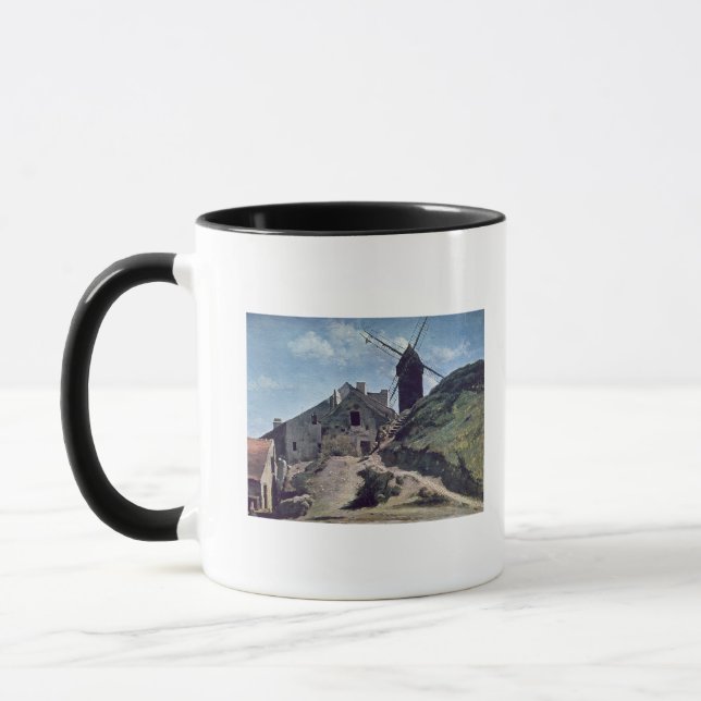 A Windmill at Montmartre, 1840-45 Mug (Left)
