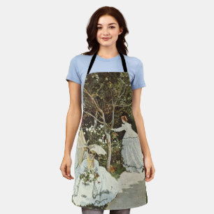 A Windmill at Zaandam Claude Monet Apron
