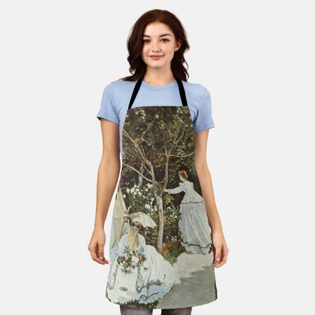 A Windmill at Zaandam Claude Monet      Apron (Worn)