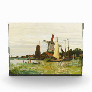 A Windmill at Zaandam Claude Monet     Photo Block