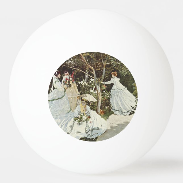 A Windmill at Zaandam Claude Monet     Pickleball  Ping Pong Ball (Front)