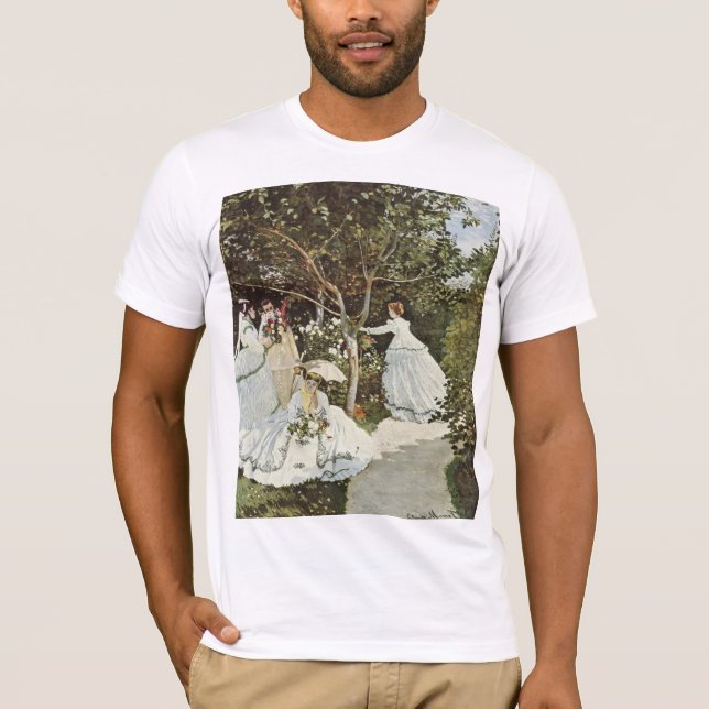A Windmill at Zaandam Claude Monet      T-Shirt (Front)