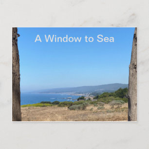 A Window to Sea Postcard