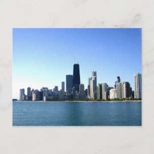 A Windy City Across the Lake Postcard