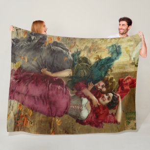 A Windy Day by  Gaetano Bellei Fleece Blanket