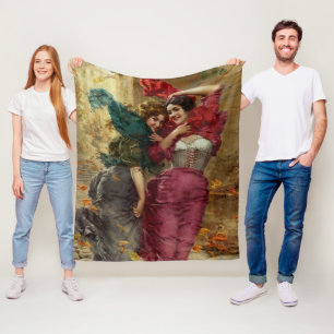 A Windy Day by  Gaetano Bellei Fleece Blanket