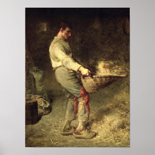 A Winnower, 1866-68 Poster (Front)