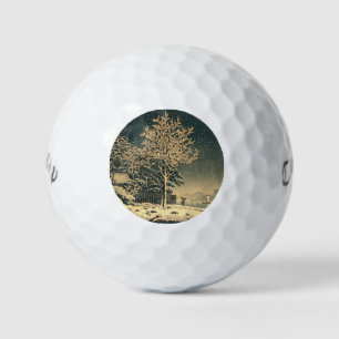 A Winter Day on Sumida River in Japan Golf Balls