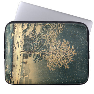 A Winter Day on Sumida River in Japan Laptop Sleeve