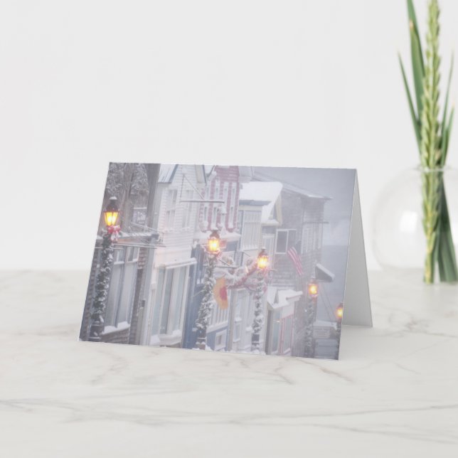 A Winter Scene Holiday Card (Front)