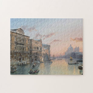 A Winter View Of The Grand Canal, Venice,  Jigsaw Puzzle